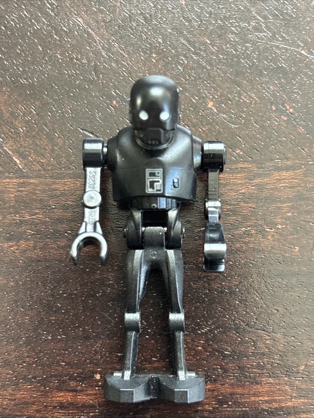 Lego K-2SO Droid Minifigure - Dark Bluish Gray & Silver Chest Panel #sw0782
